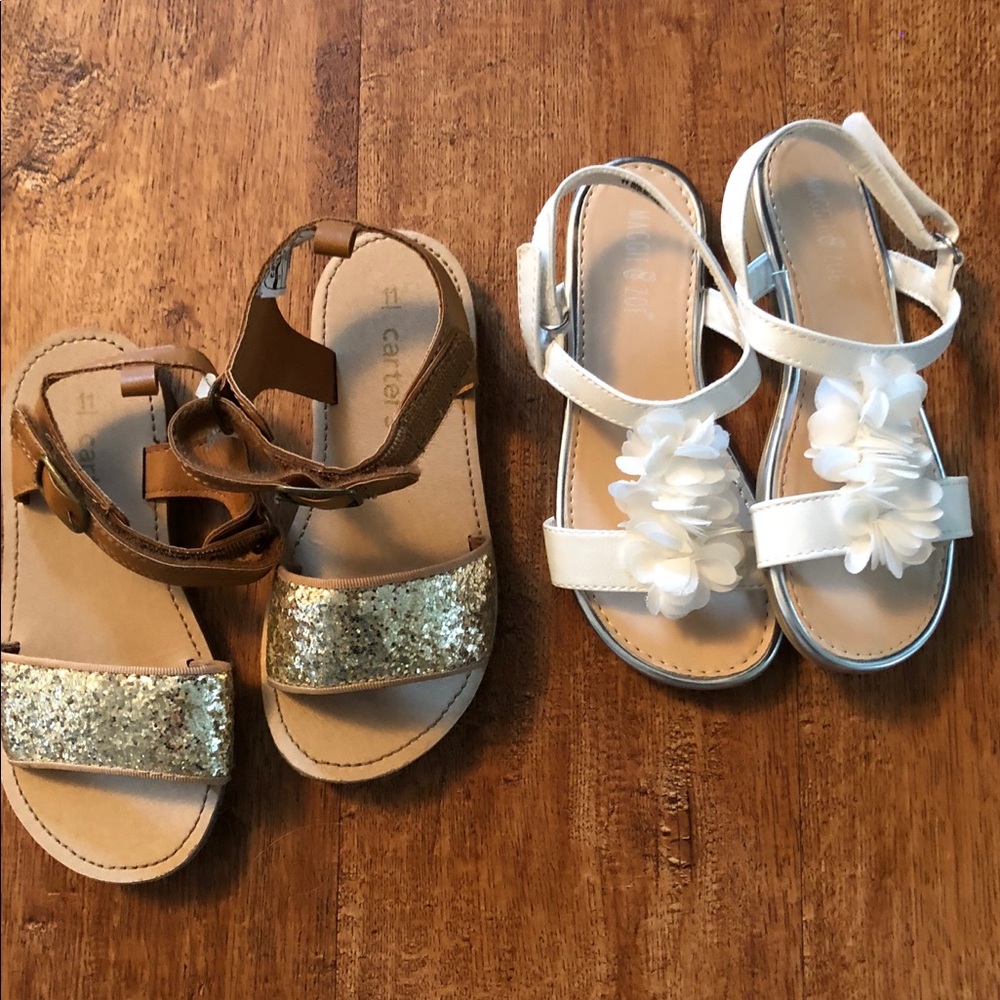 Toddler girl size 11 sandal bundle
